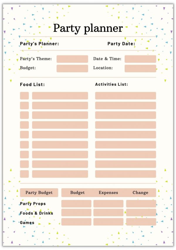 party planner